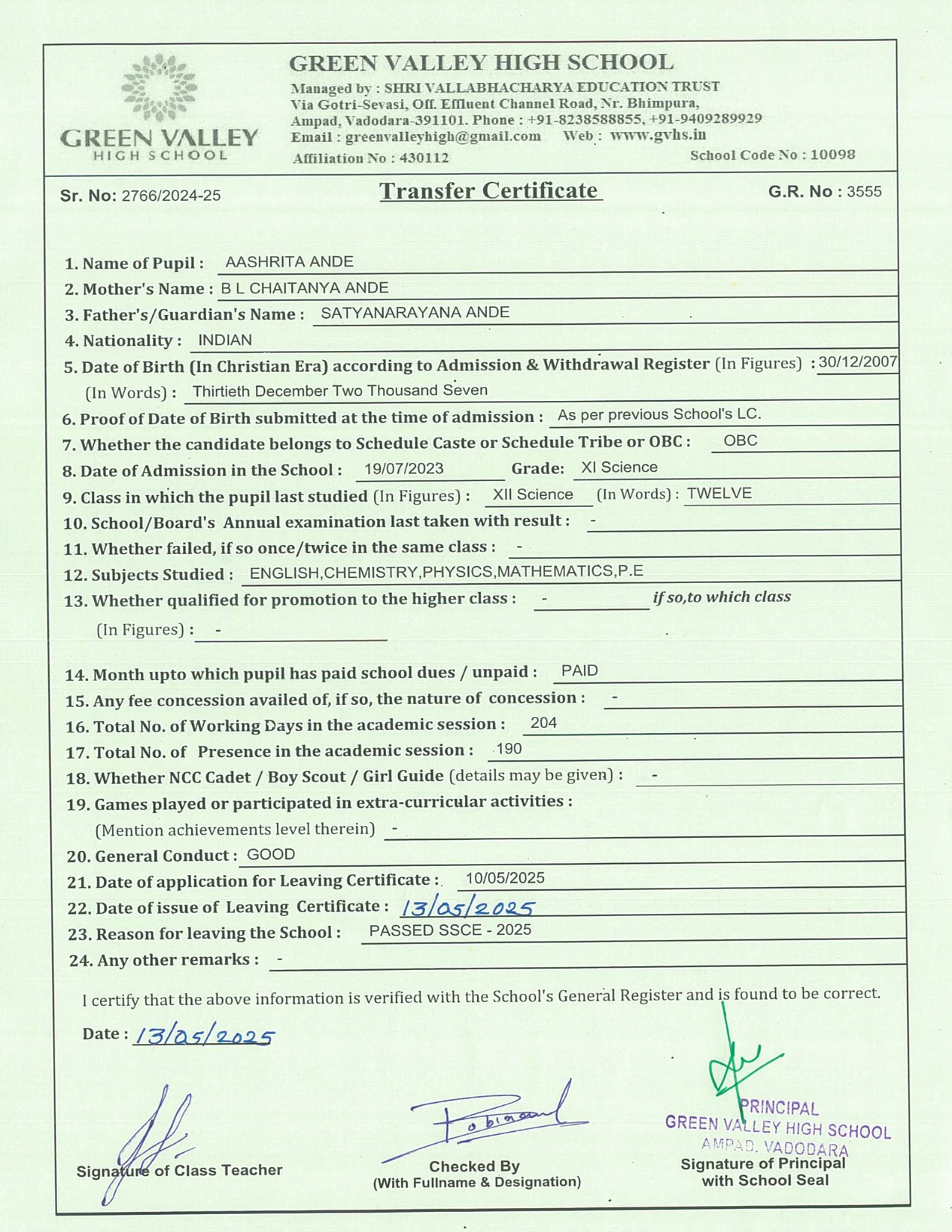 3555 - Aashrita Ande