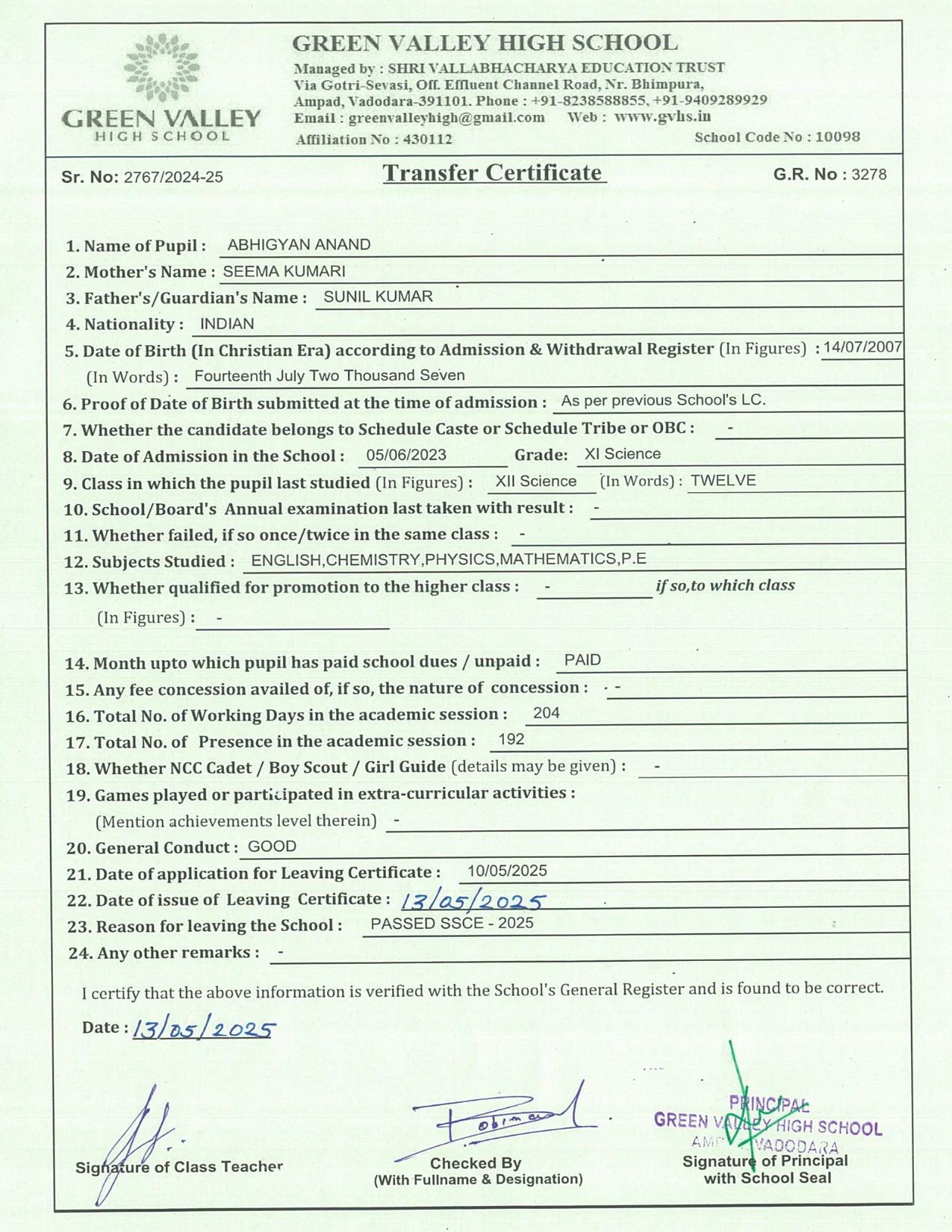 3278 - Abhigyan Anand