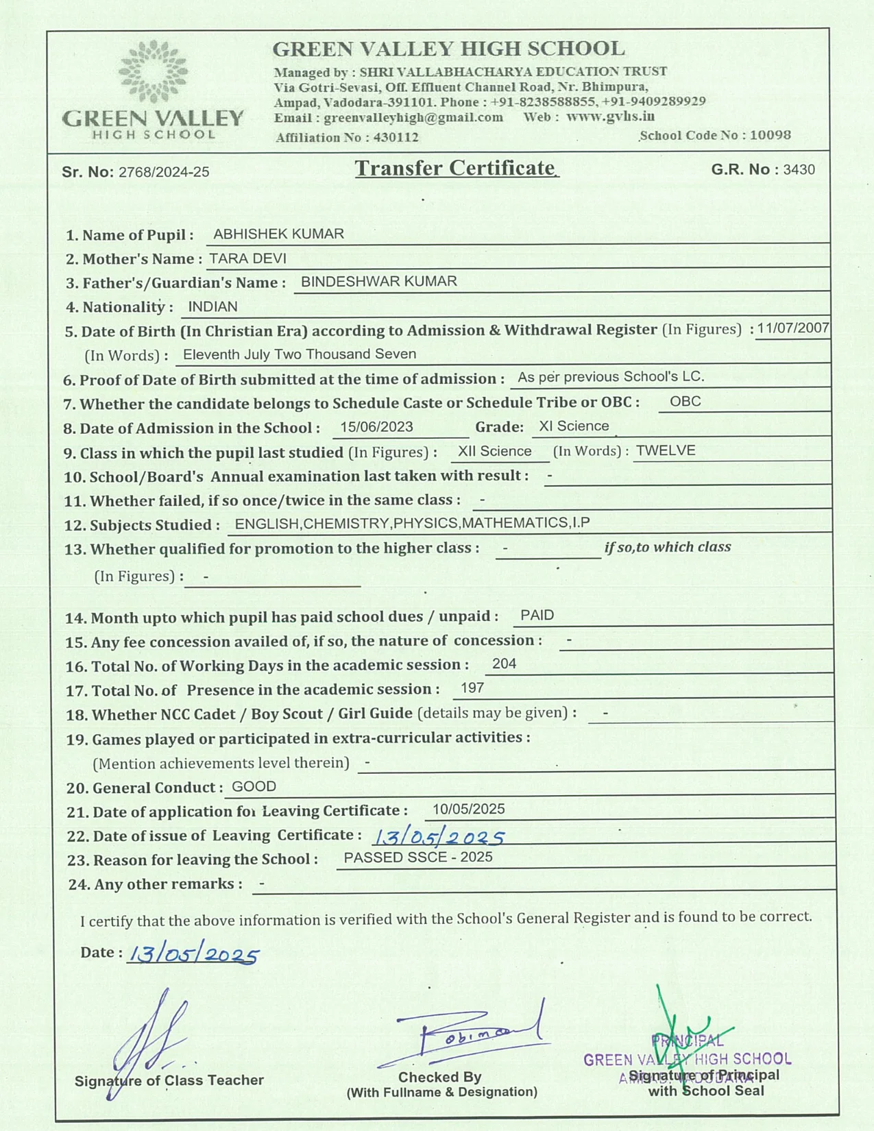 3430 - Abhishek Kumar