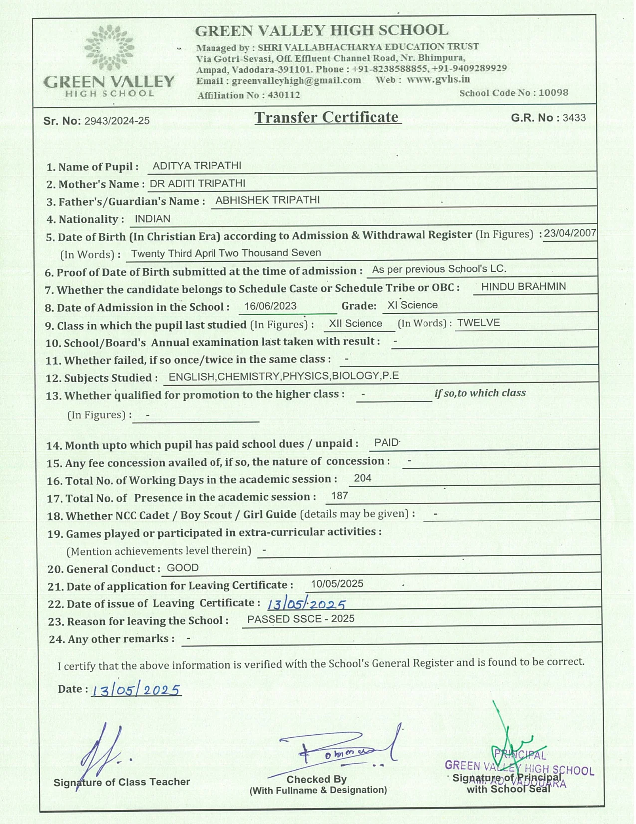 3433 - Aditya Tripathi