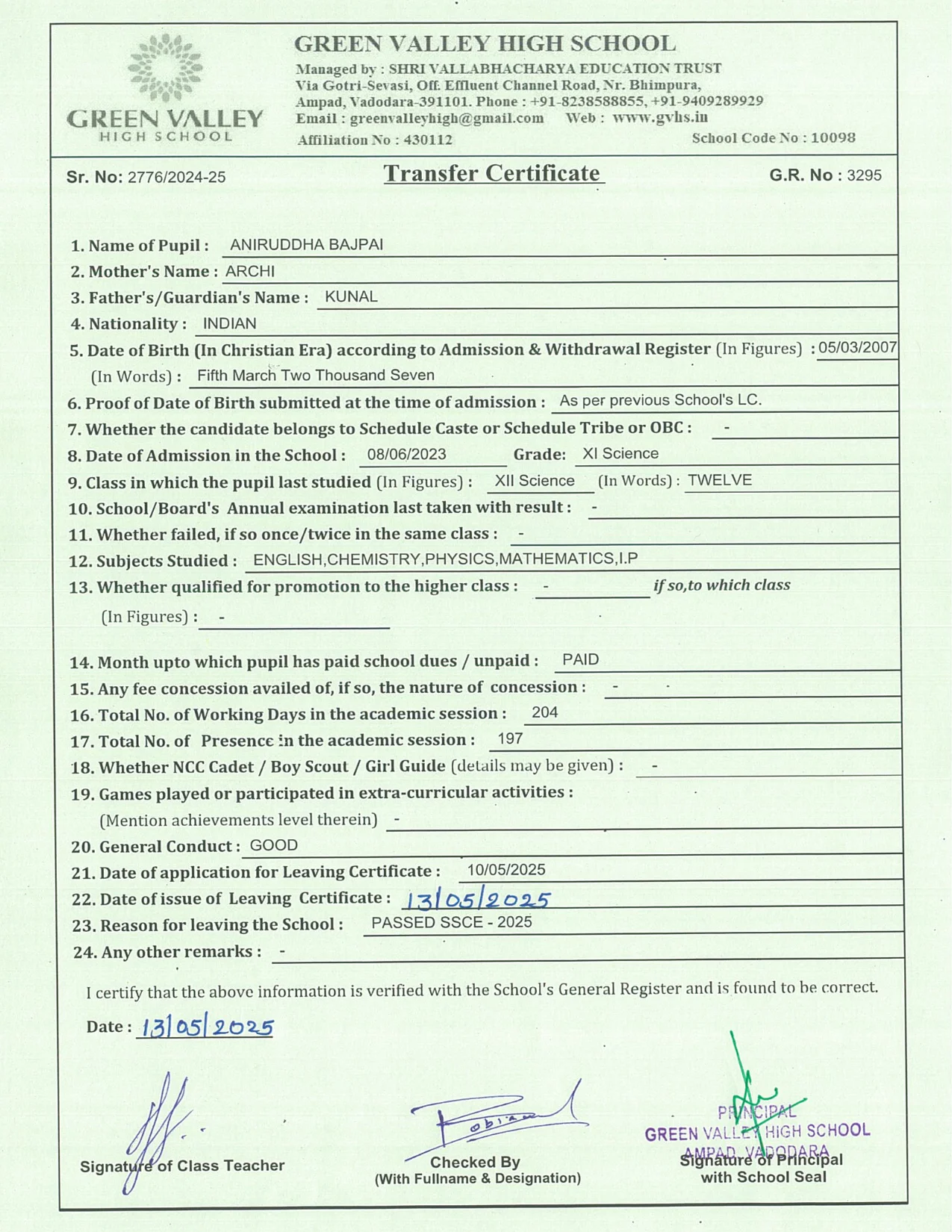 3295 - Aniruddha Bajpai