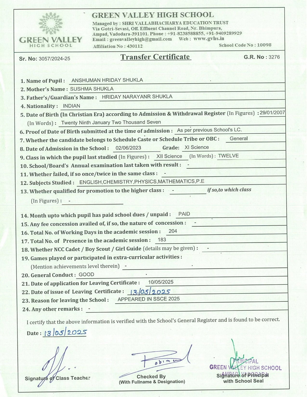 3276 - Anshuman Shukla