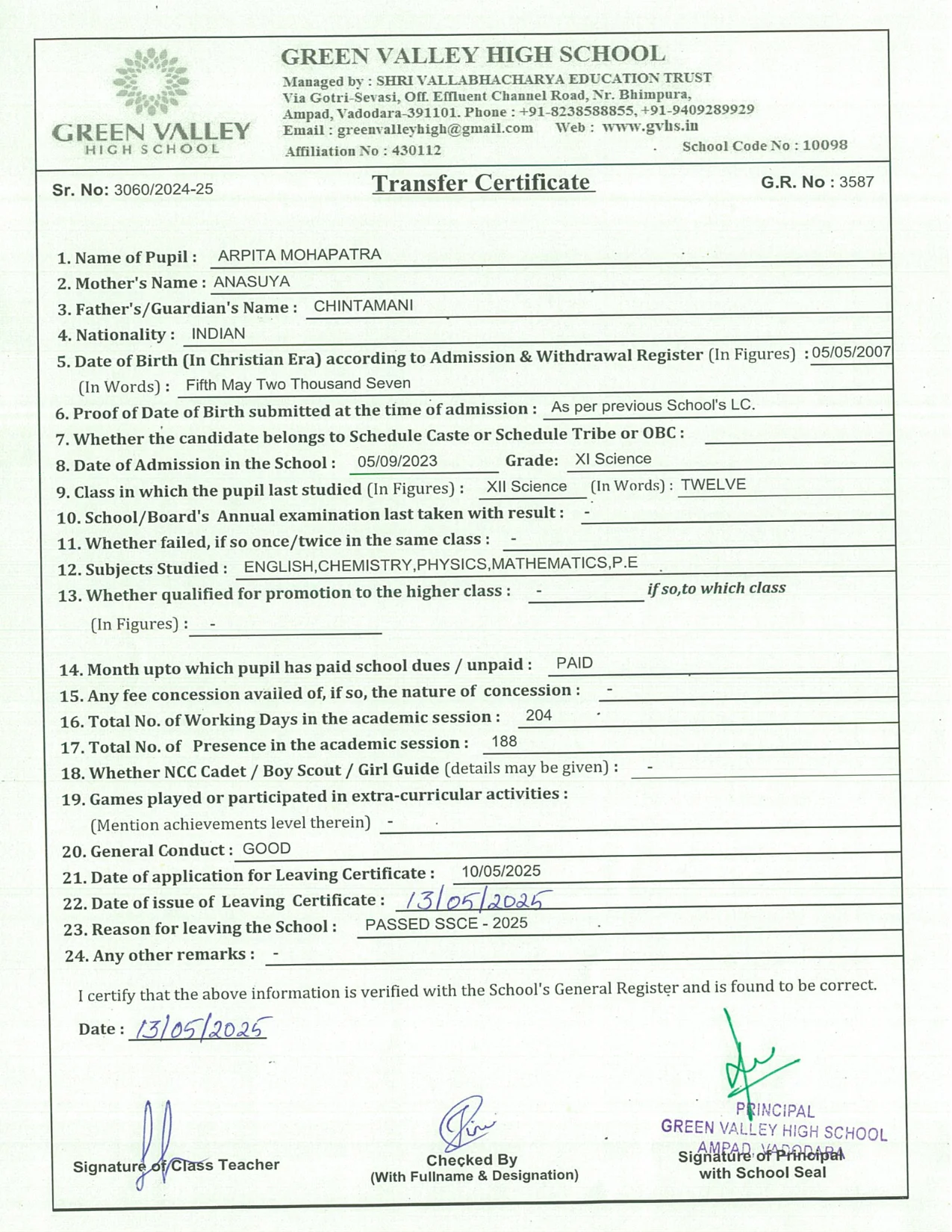 3587 - Arpita Mohapatra