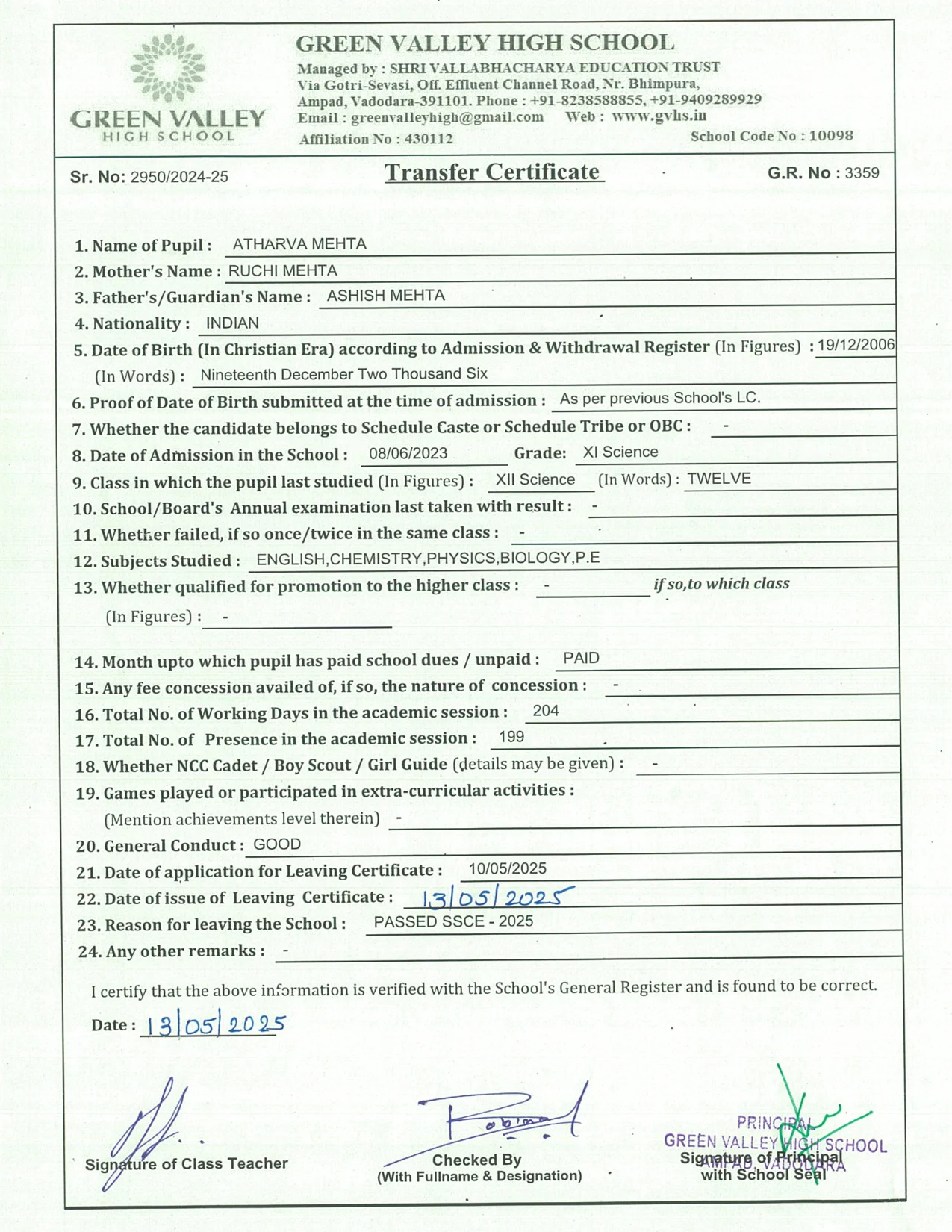 3359 - Atharva Mehta