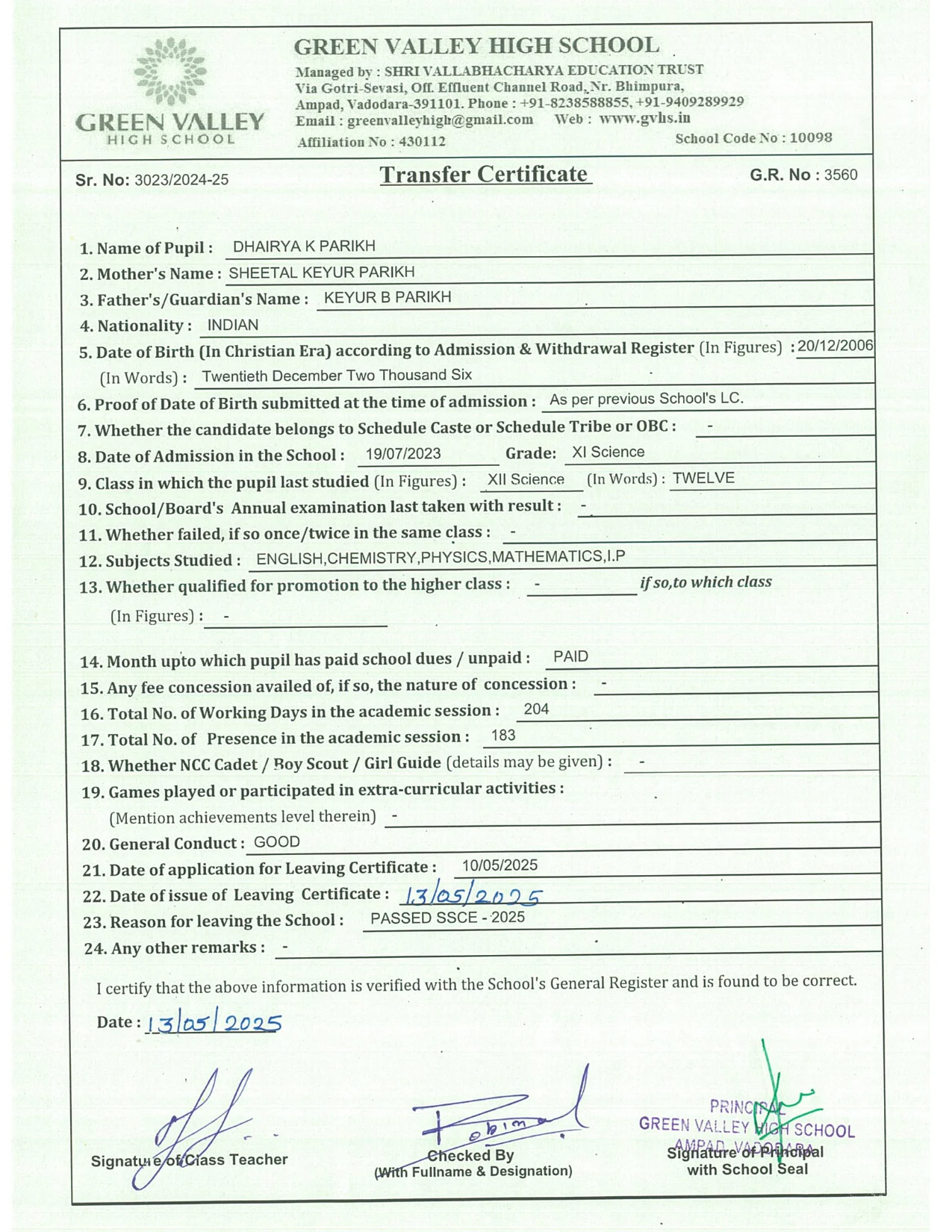 3560 - Dhairya Parikh