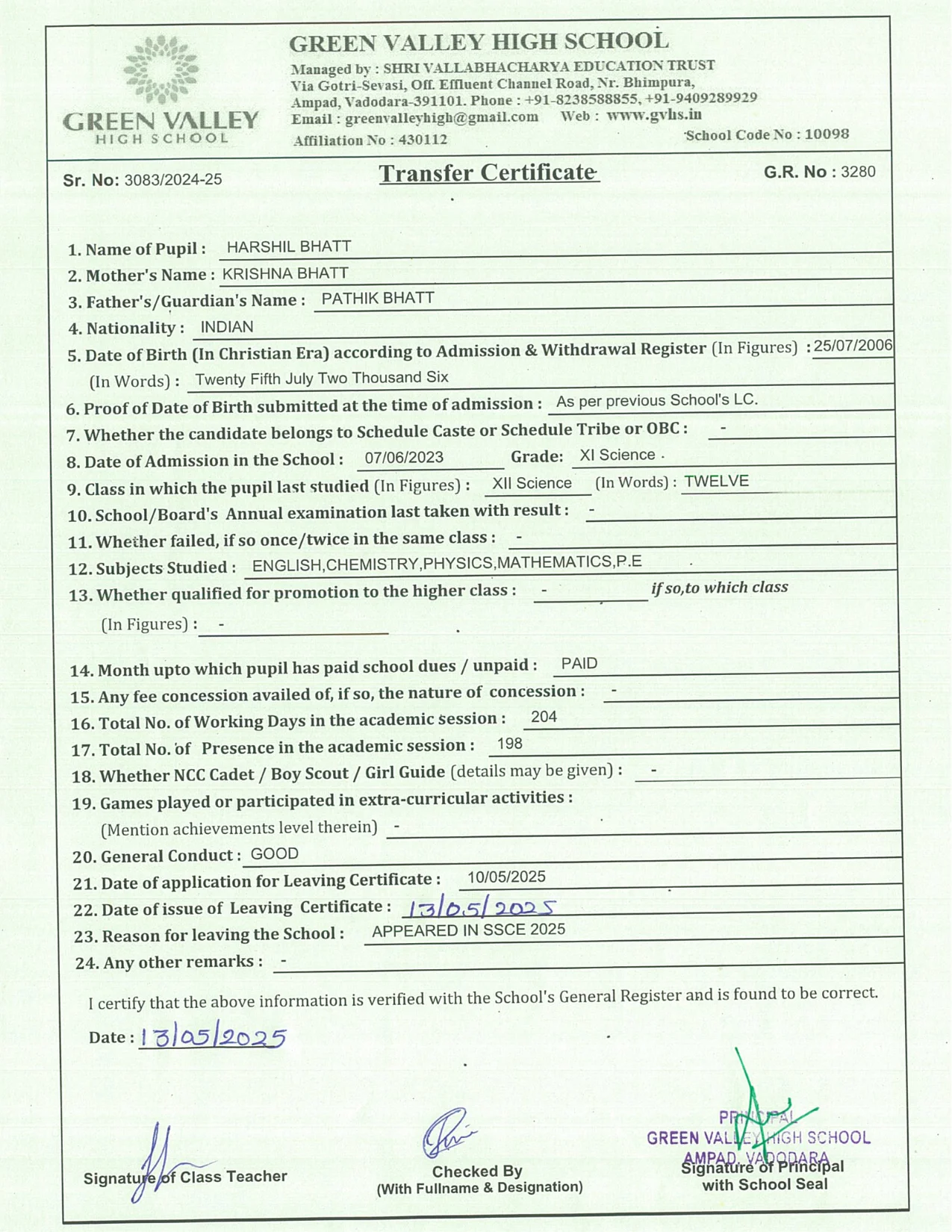 3280 - Harshil Bhatt