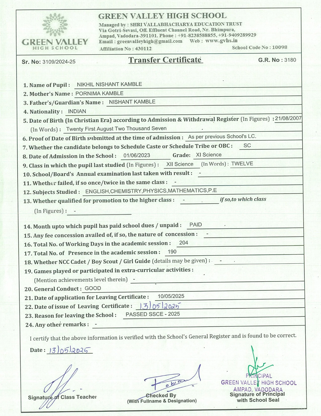 3180 - Nikhil Kamble