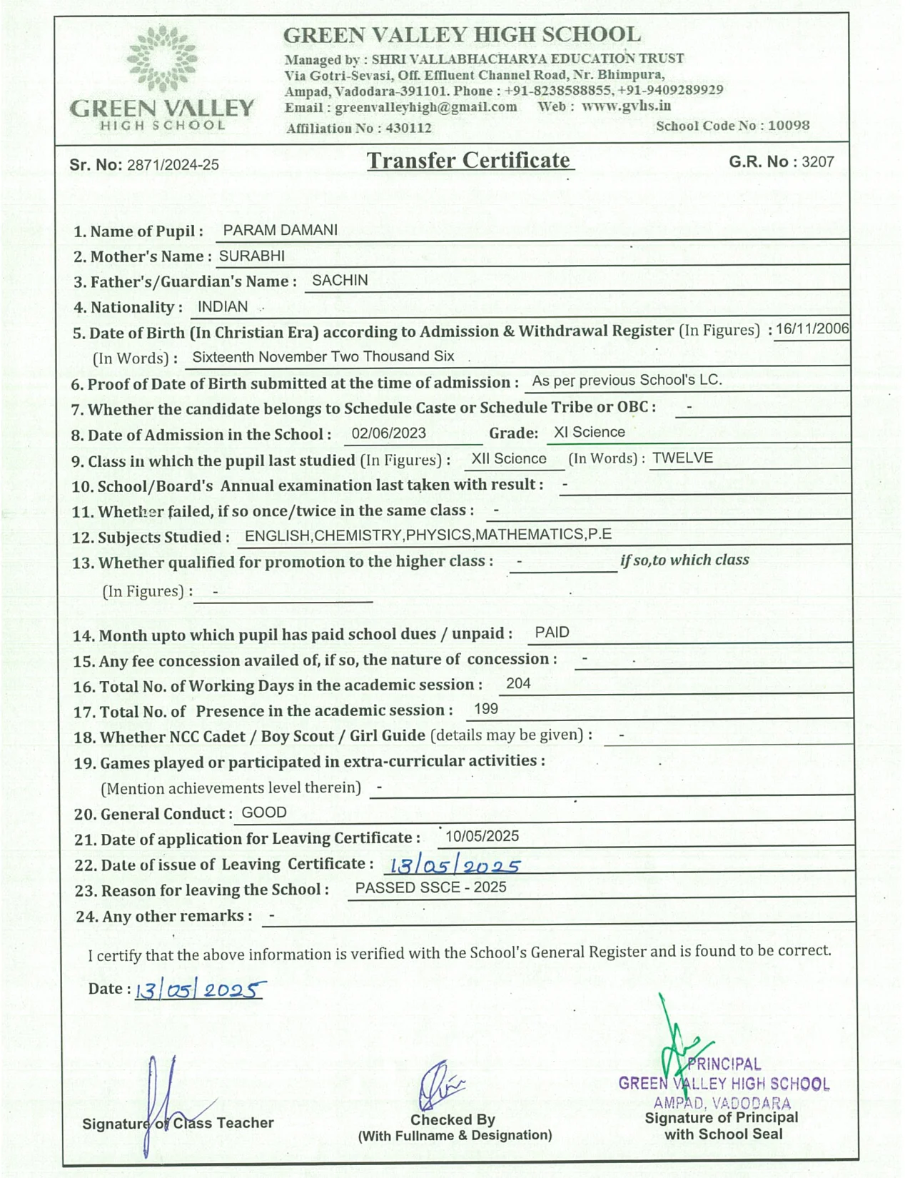 3207 - Param  Damani