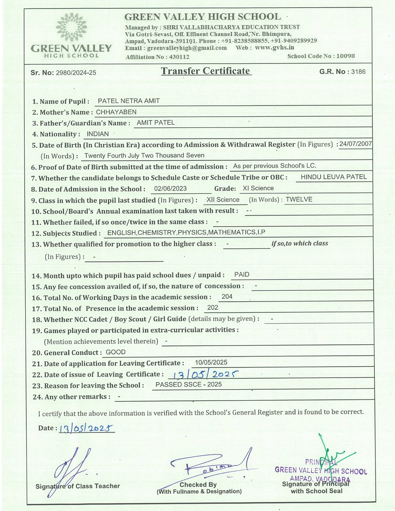 3186 - Patel Netra Amit