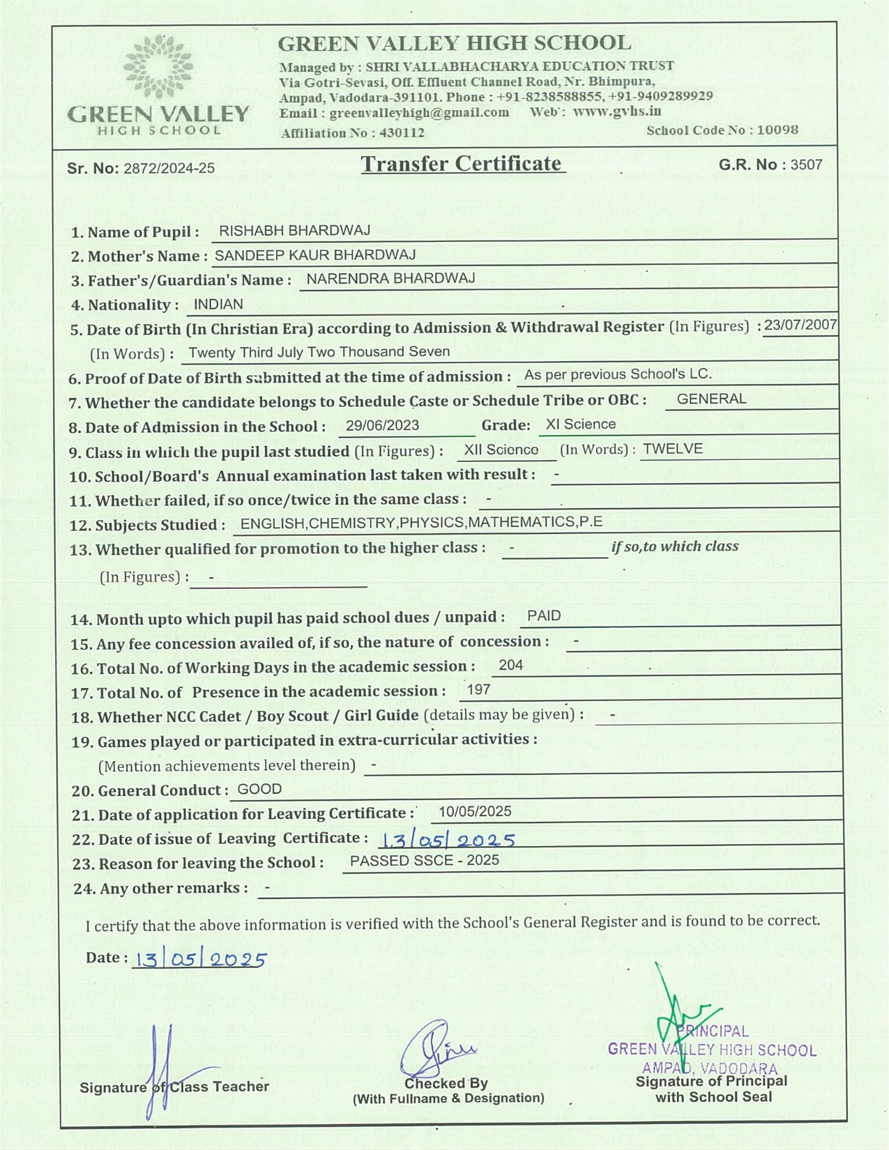 3507 - Rishabh Bhardwaj