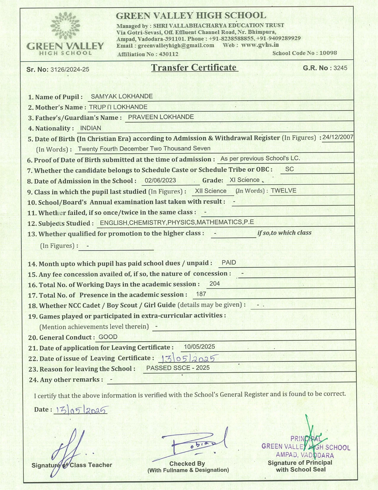 3245 - Samyak Lokhande