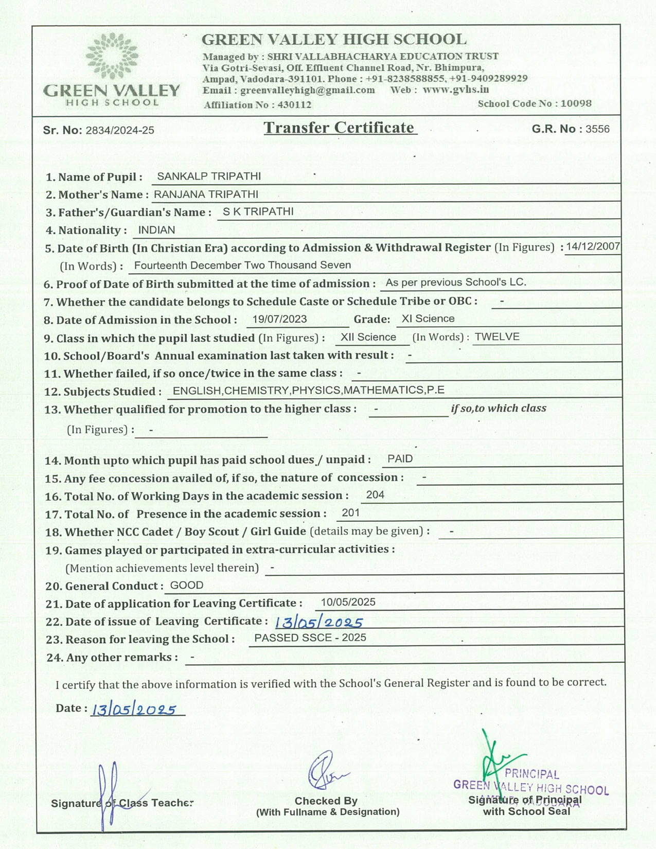 3556 - Sankalp Tripathi