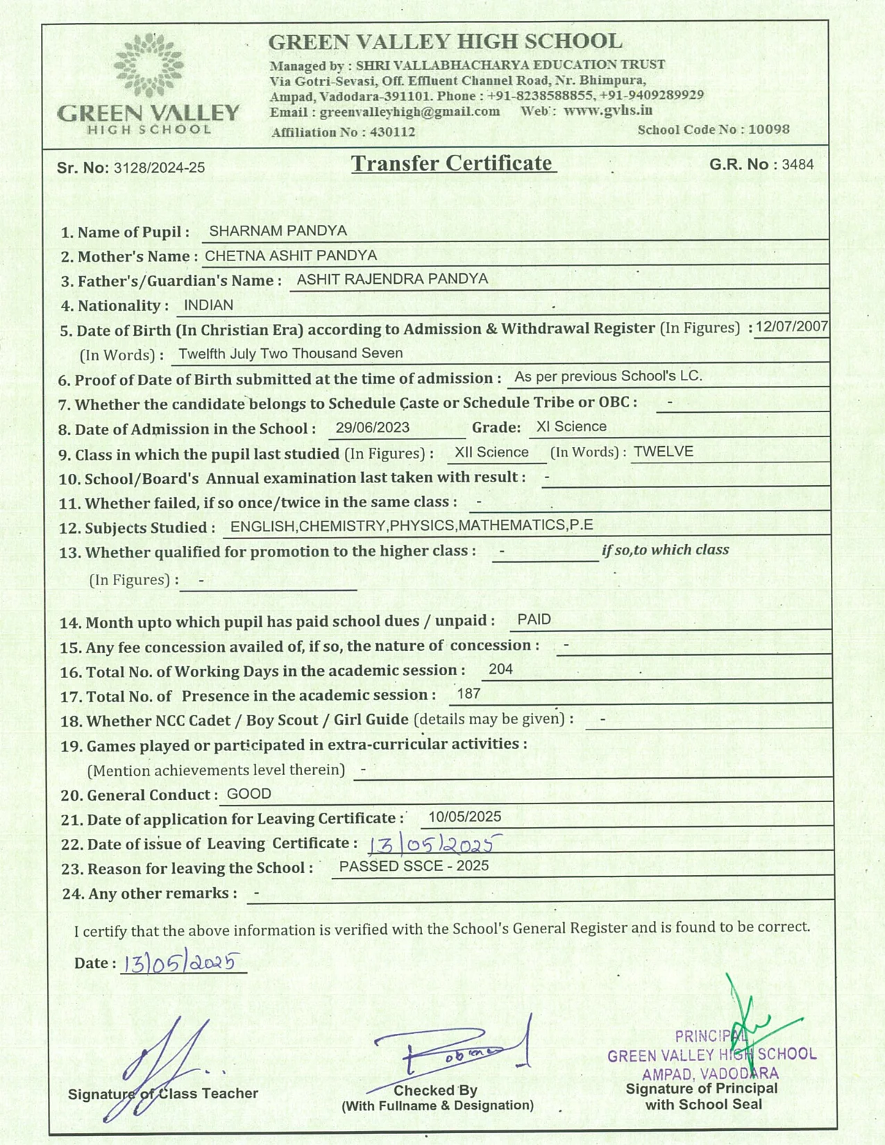 3484 - Sharnam Pandya