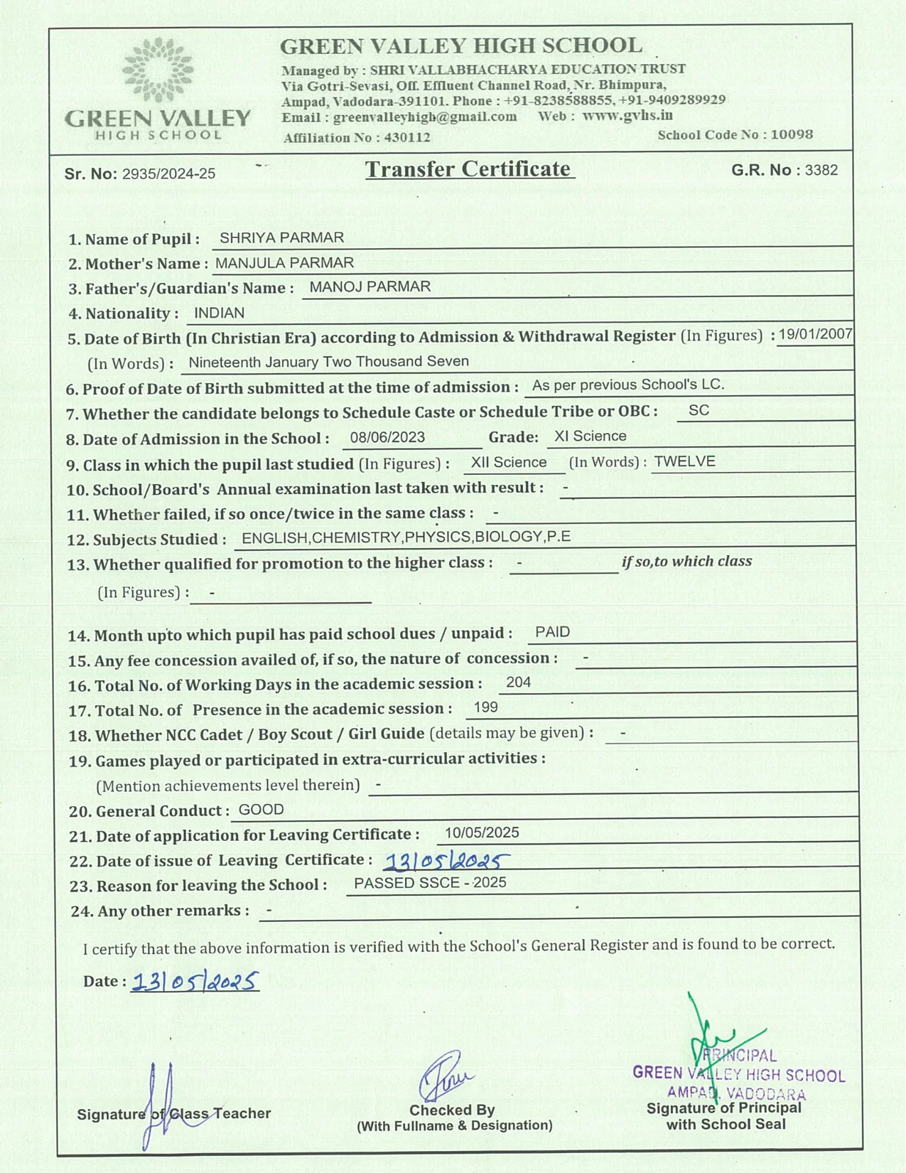 3382 - Shriya Parmar